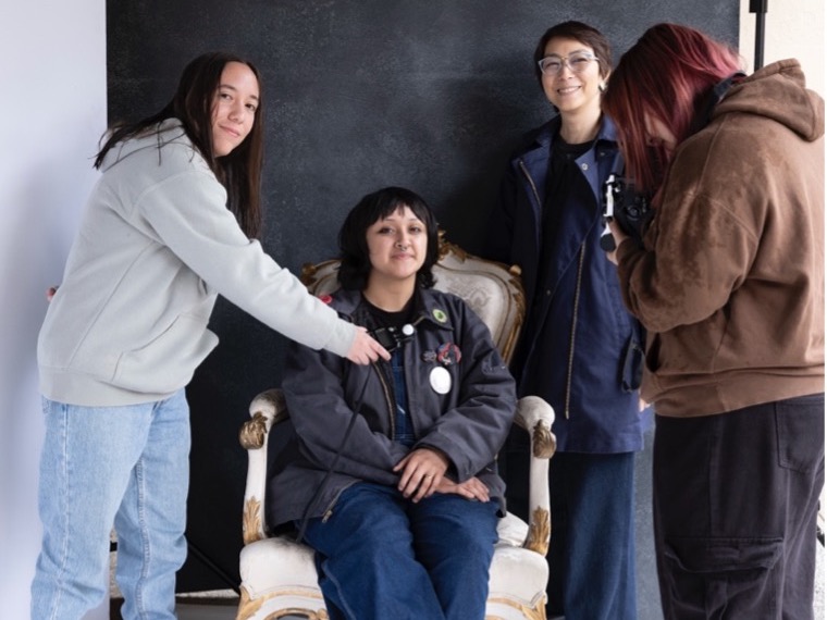 Photography students from Lisa Teng's class