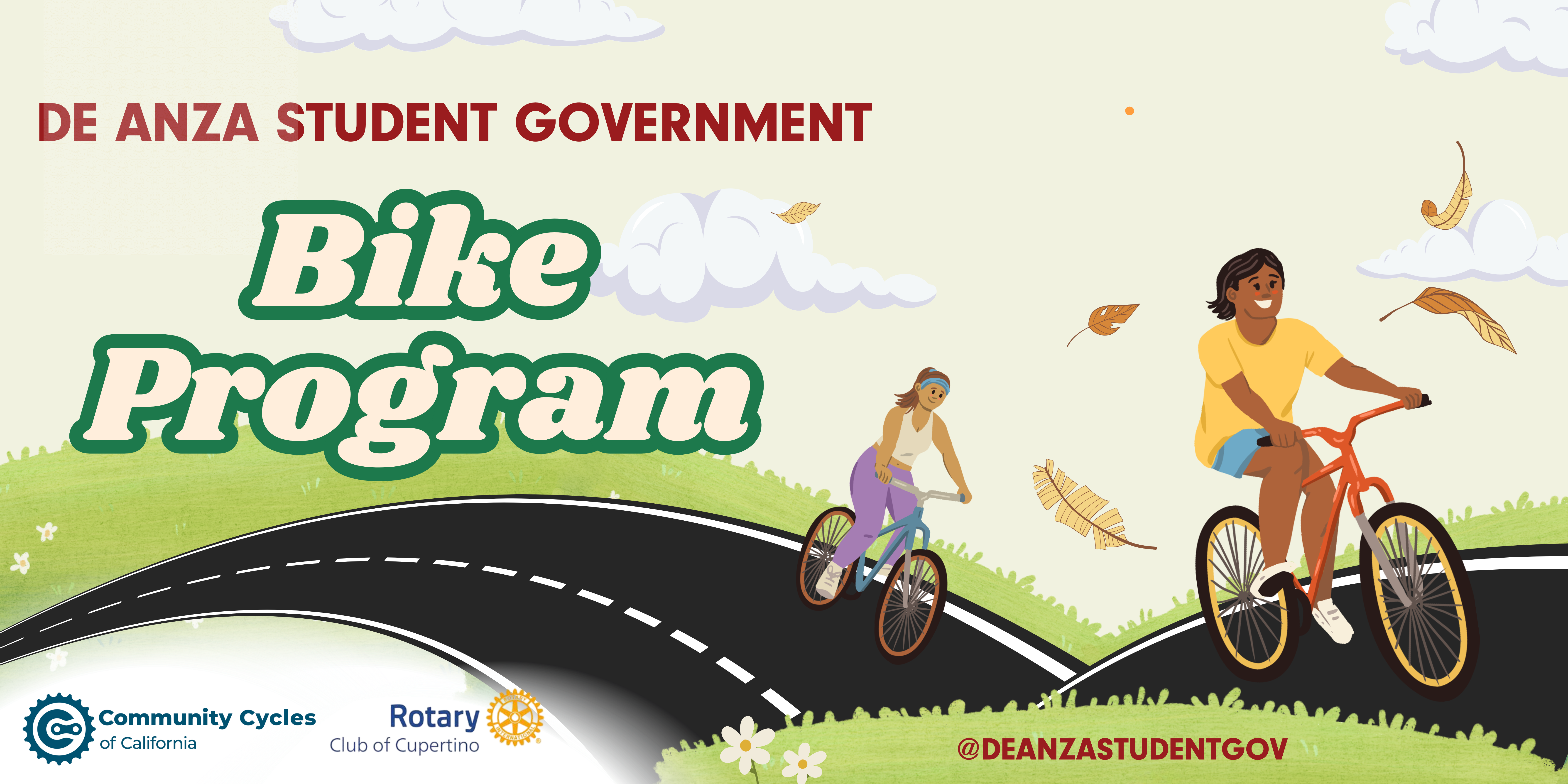 De Anza Bike Program Banner