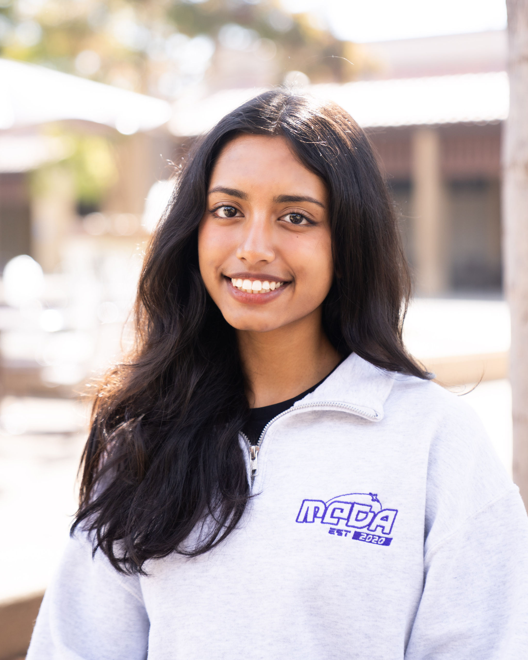 Portrait of Sabai smiling