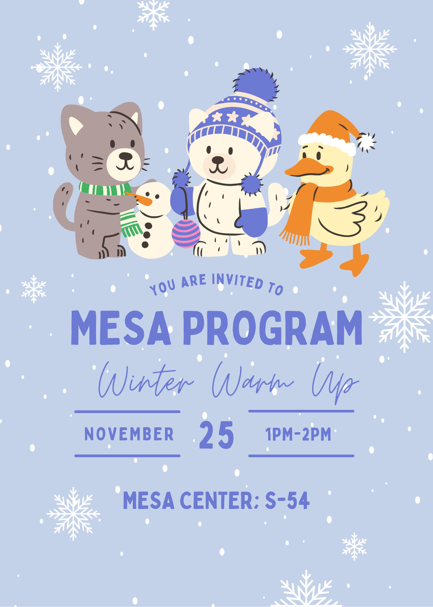 MESA Winter Warm Up