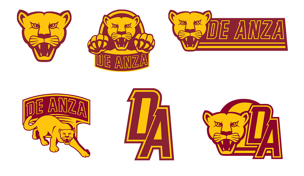 De Anza Logo Cardinal and Gold