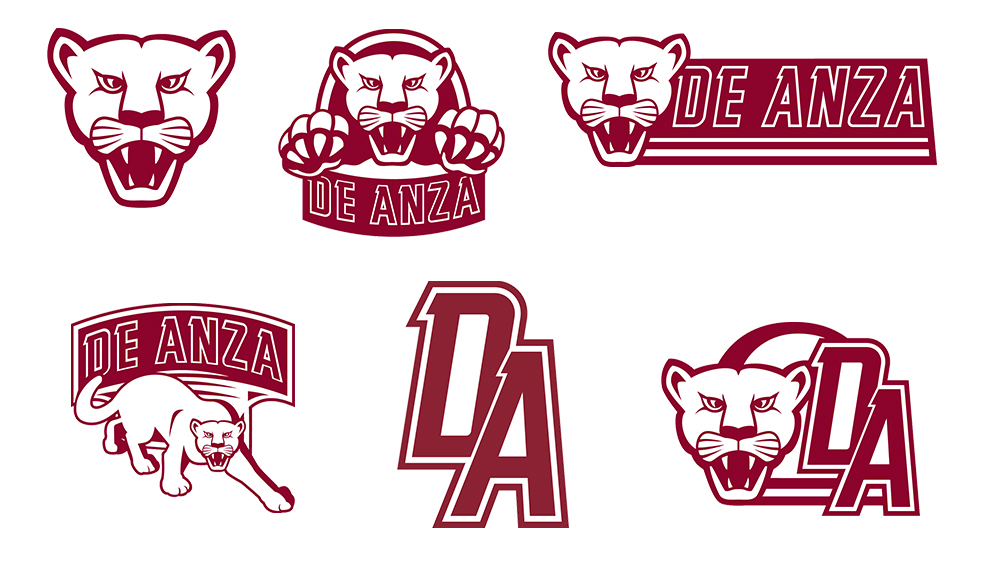 De Anza Logo Cardinal and White