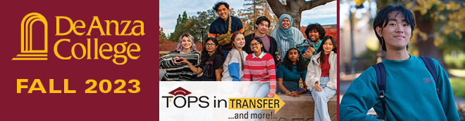 De Anza College Fall 2023: Tops in Transfer ... and more!